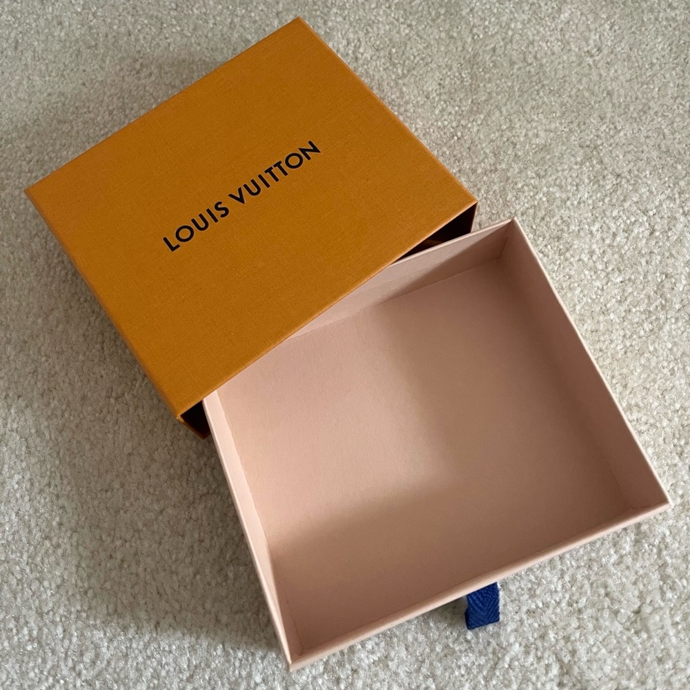 Louis Vuitton Classic Orange Wallet-Sized Box